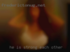 He is strong because he exercises each other a lot.
